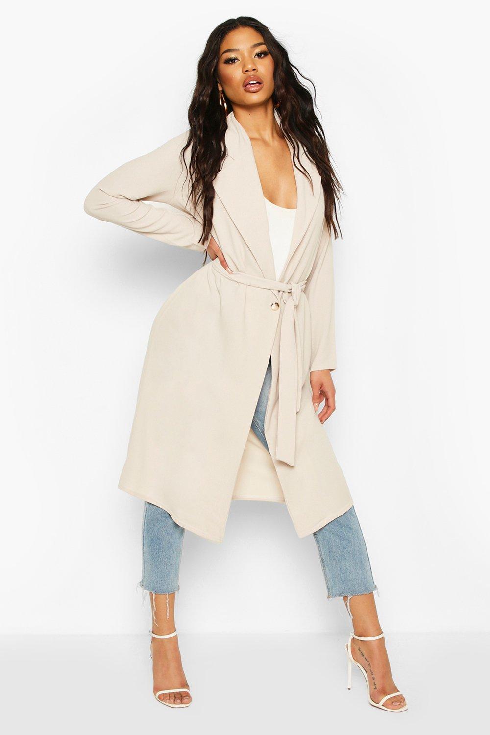 Cream on sale duster coat