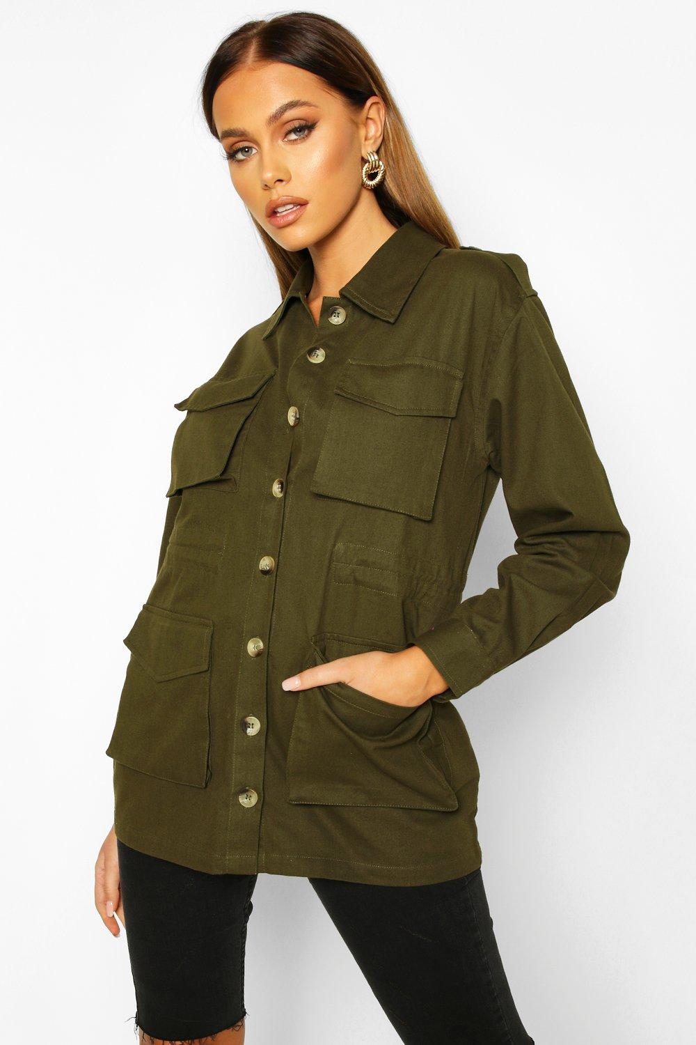 Boohoo 2025 khaki jacket