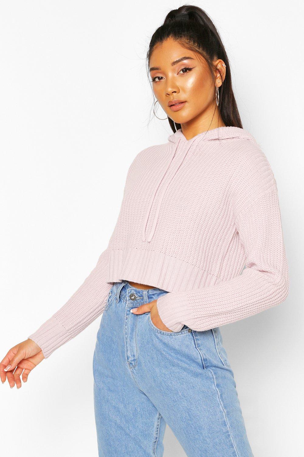 Boohoo on sale cropped jumper