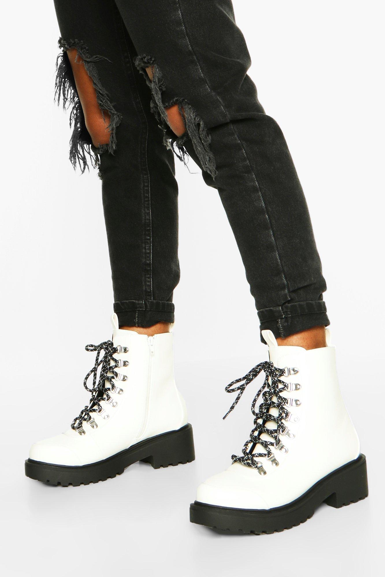 boohoo combat boots