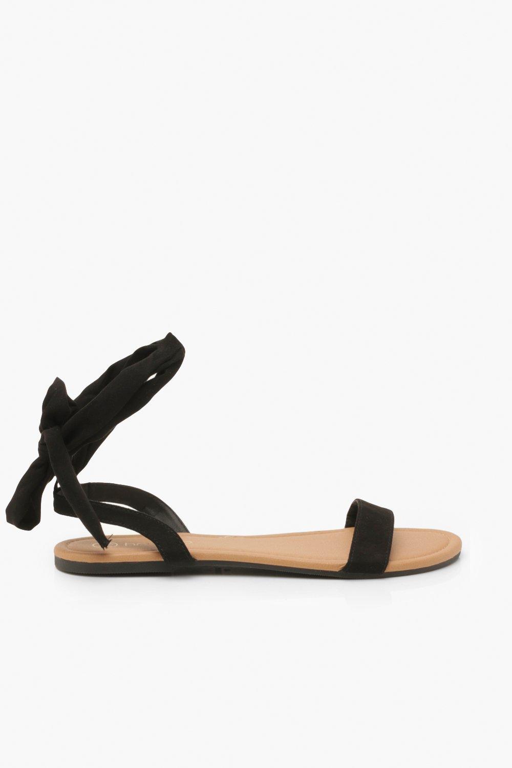 Basic Wrap Sandals boohoo CA