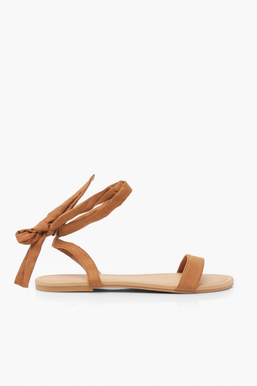 Boohoo discount tan sandals