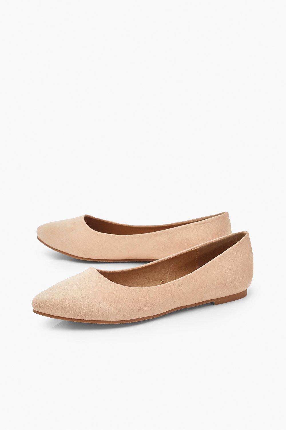 Nude store colored flats