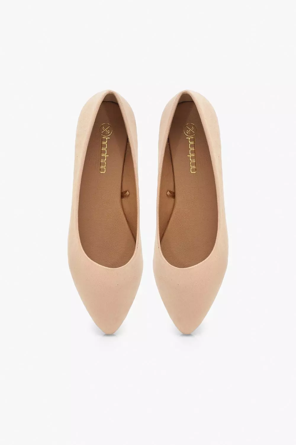 Nude pointed ballet flats hotsell