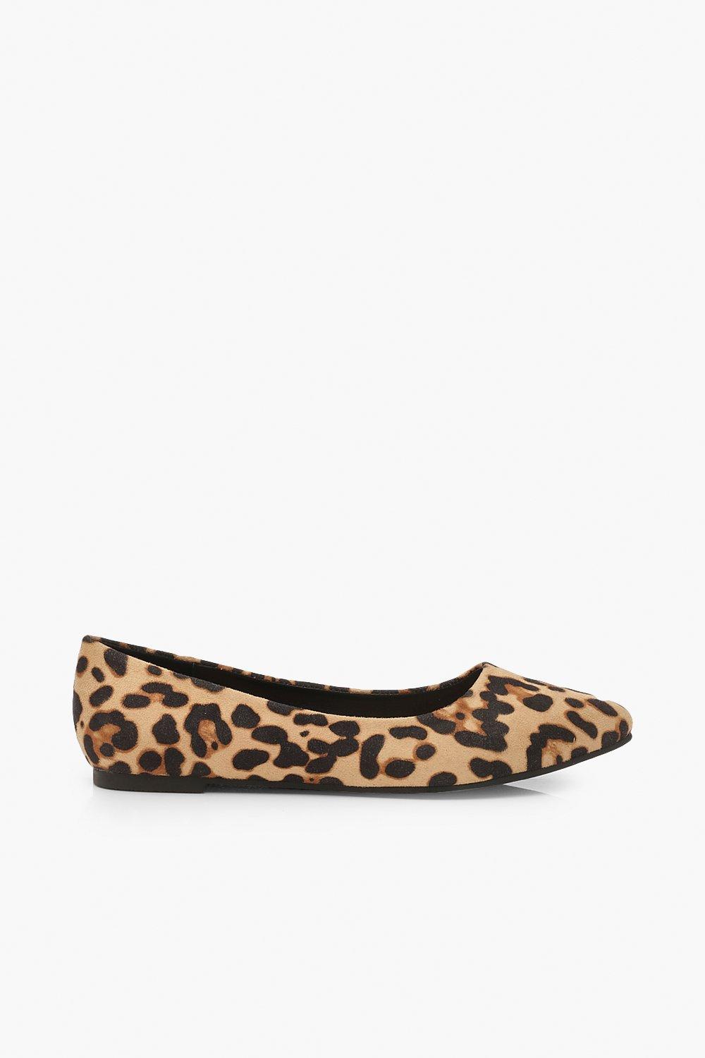 Animal print flat outlet shoes uk