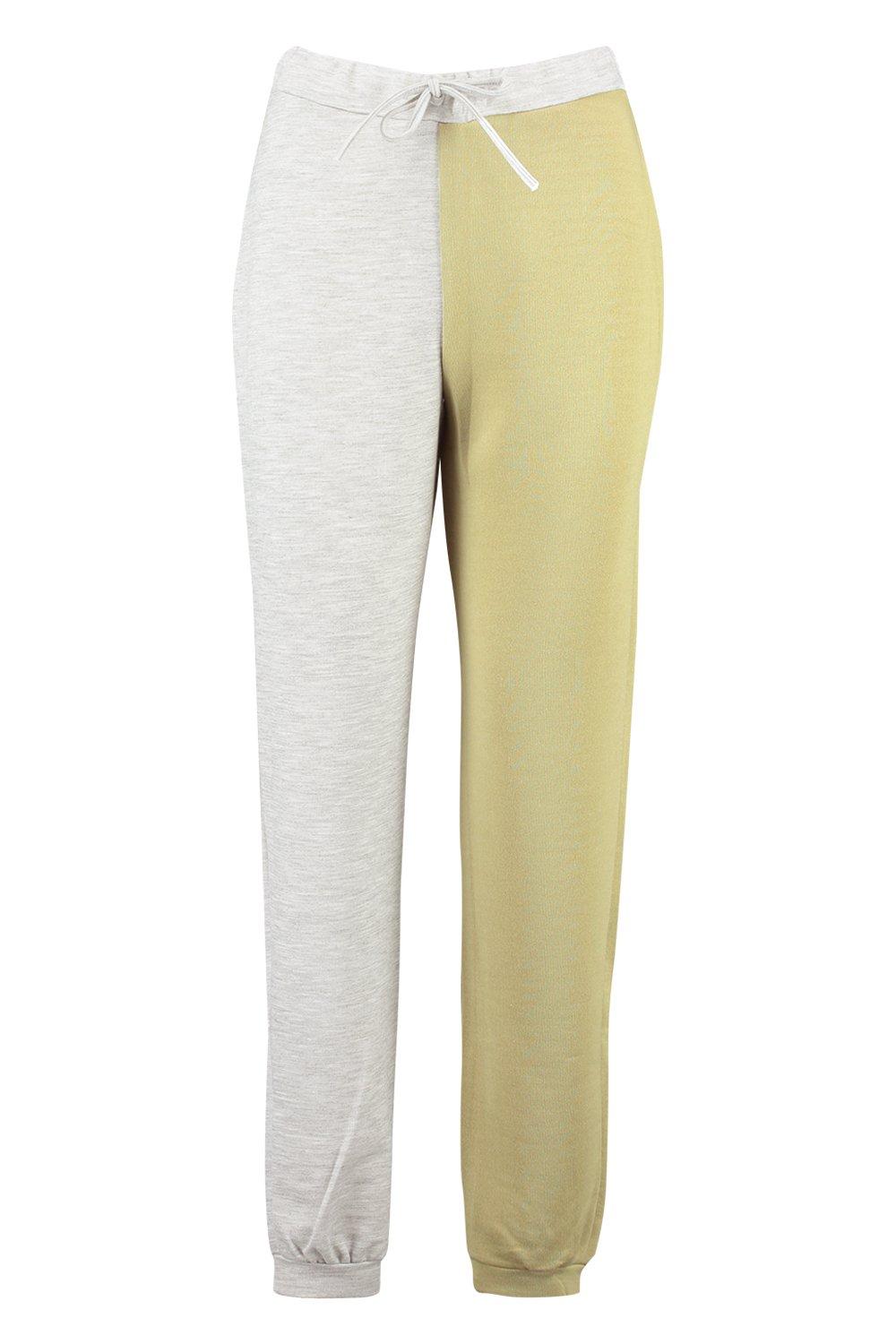 Two tone jogger set sale