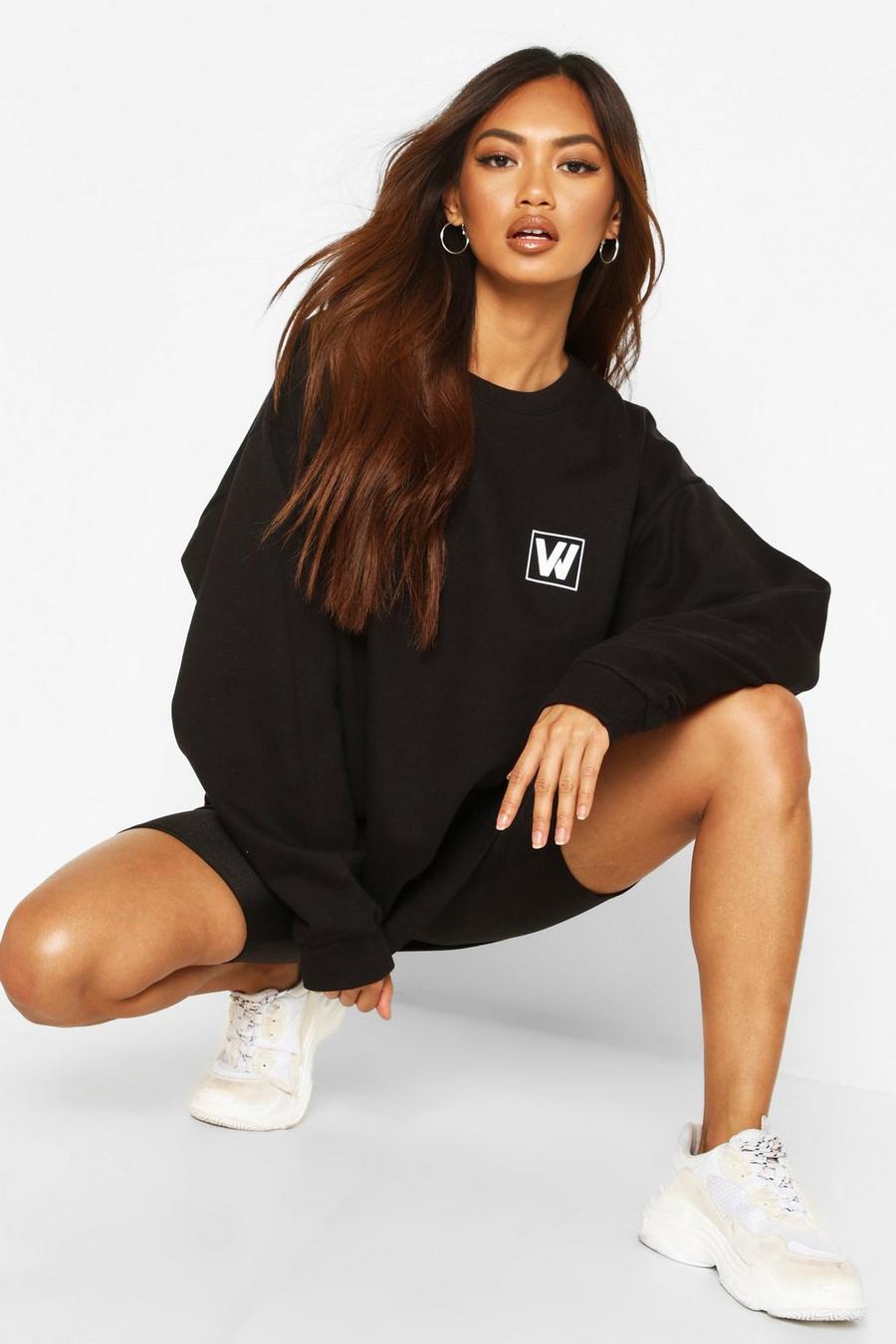 Woman Oversize sweatshirt med logga image number 1