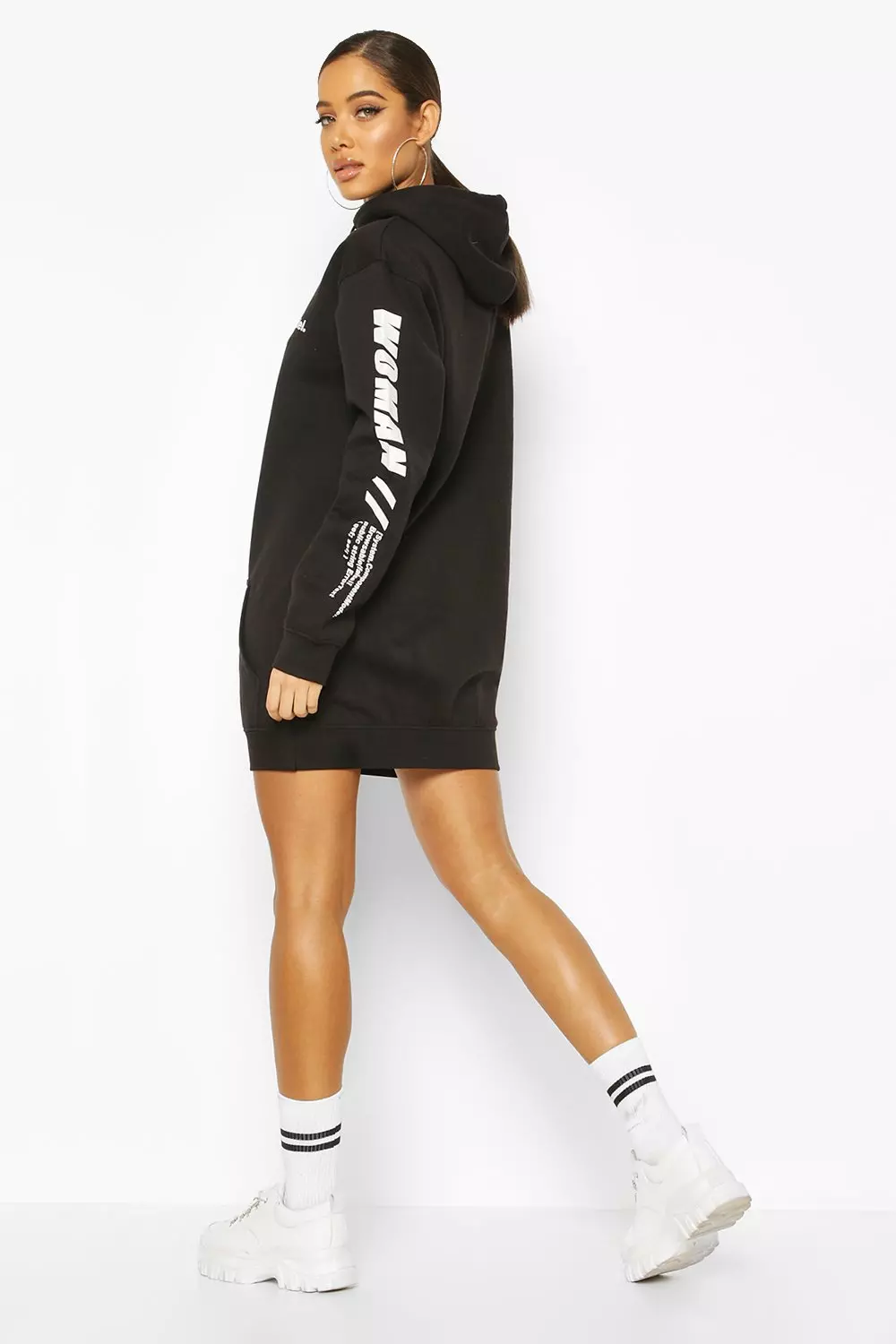 Graphic store hoodie dress