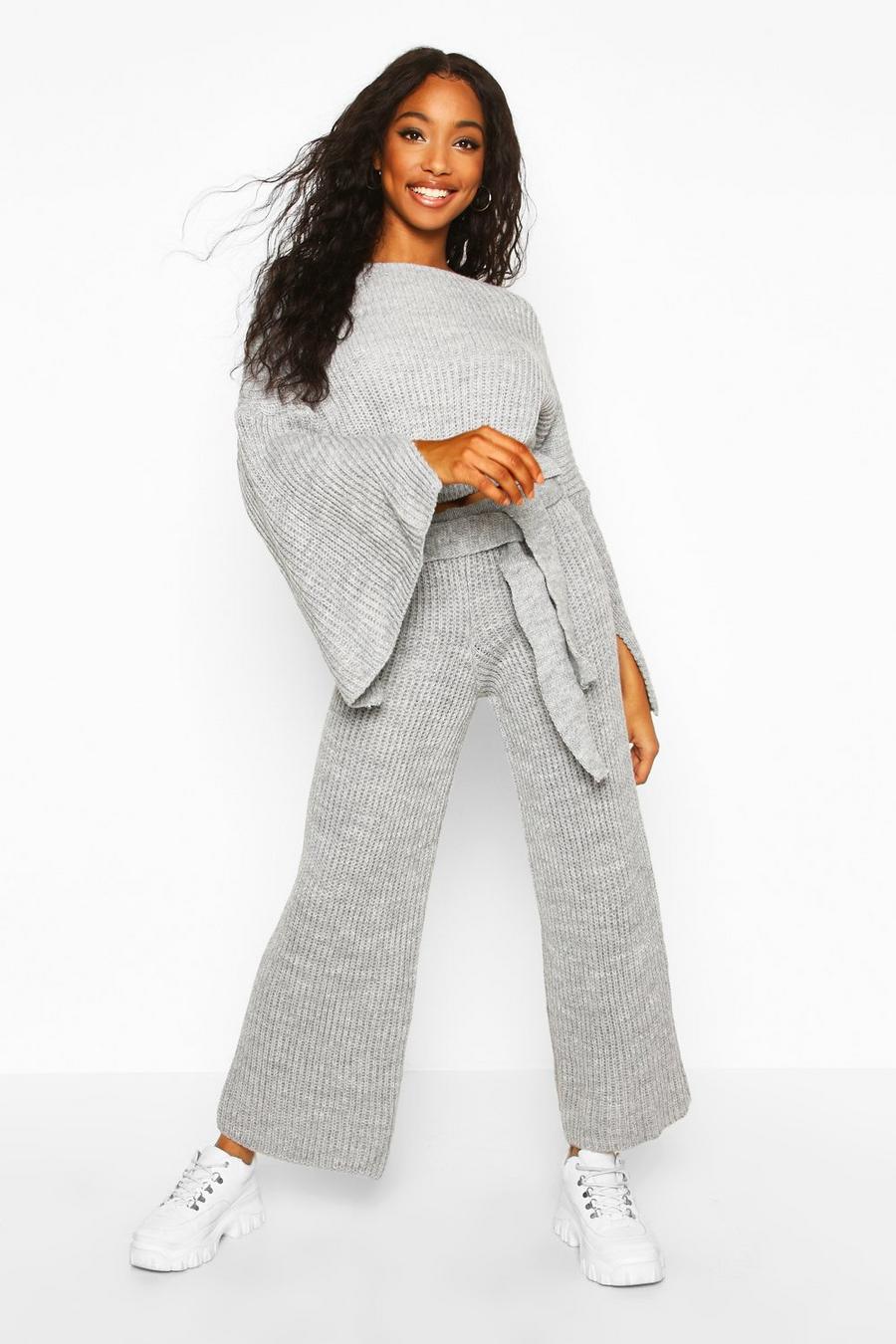 Knitted Pants & Jumper Co-Ord image number 1