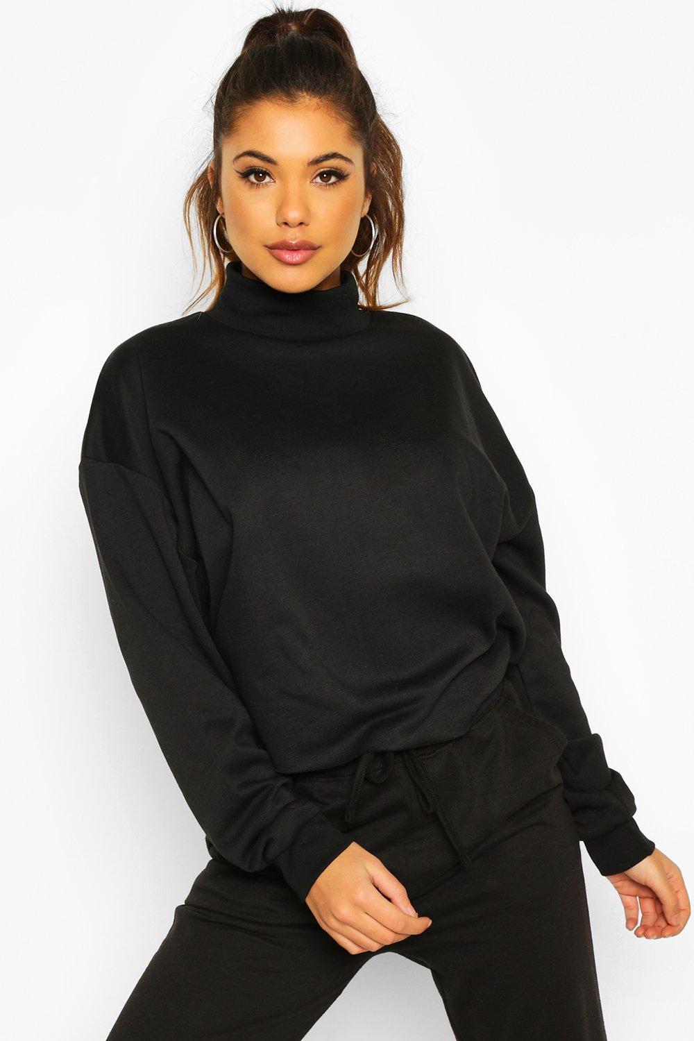 High neck outlet sweatshirt