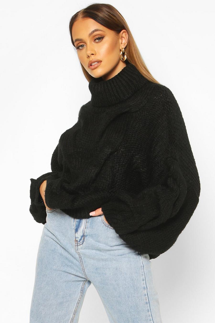 Premium Oversized Cable Knit Jumper image number 1