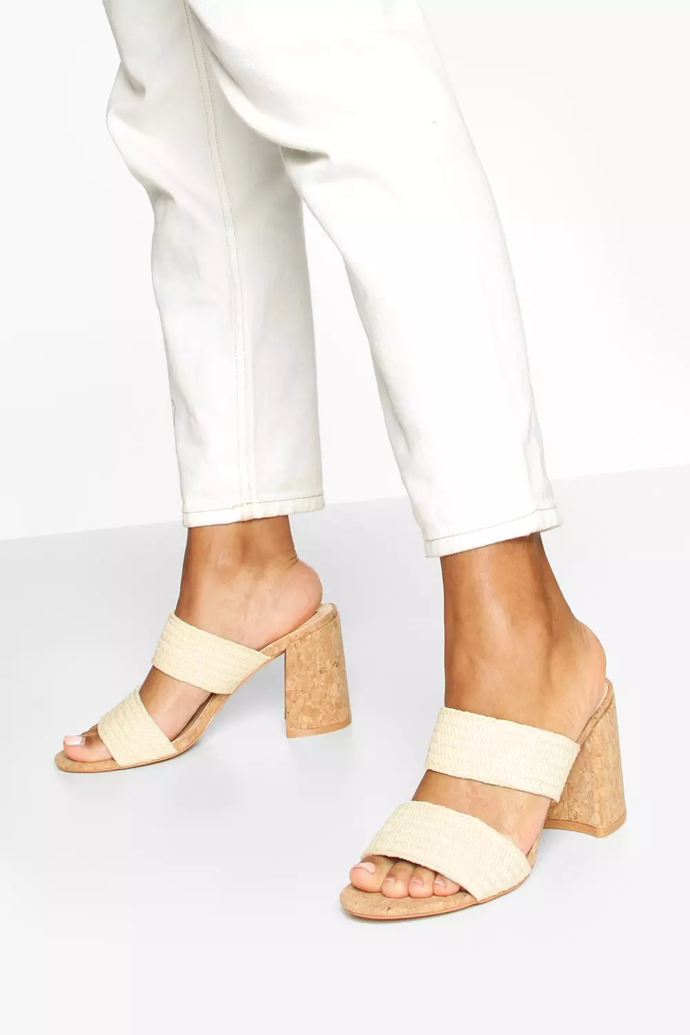 Delaney block deals heel mule