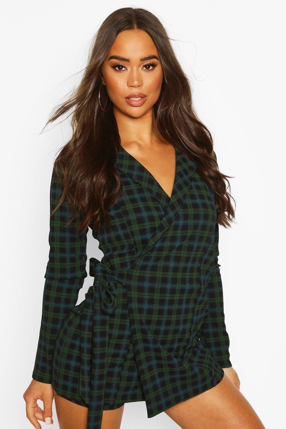 tartan playsuit