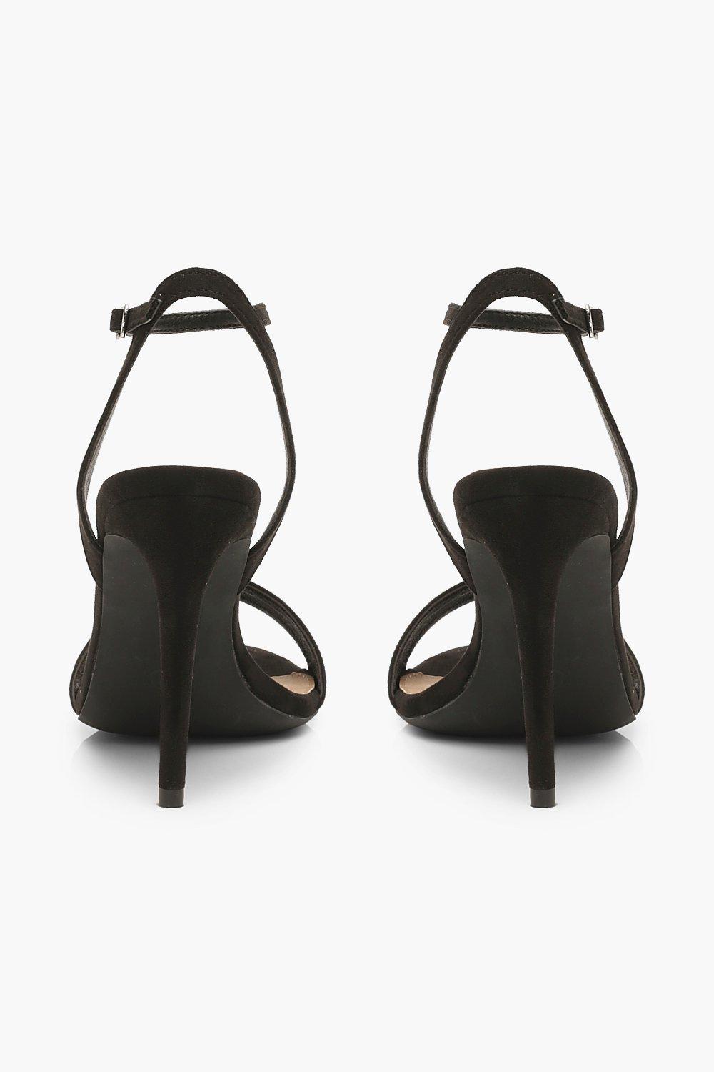 Strappy Barely There Stiletto Heels