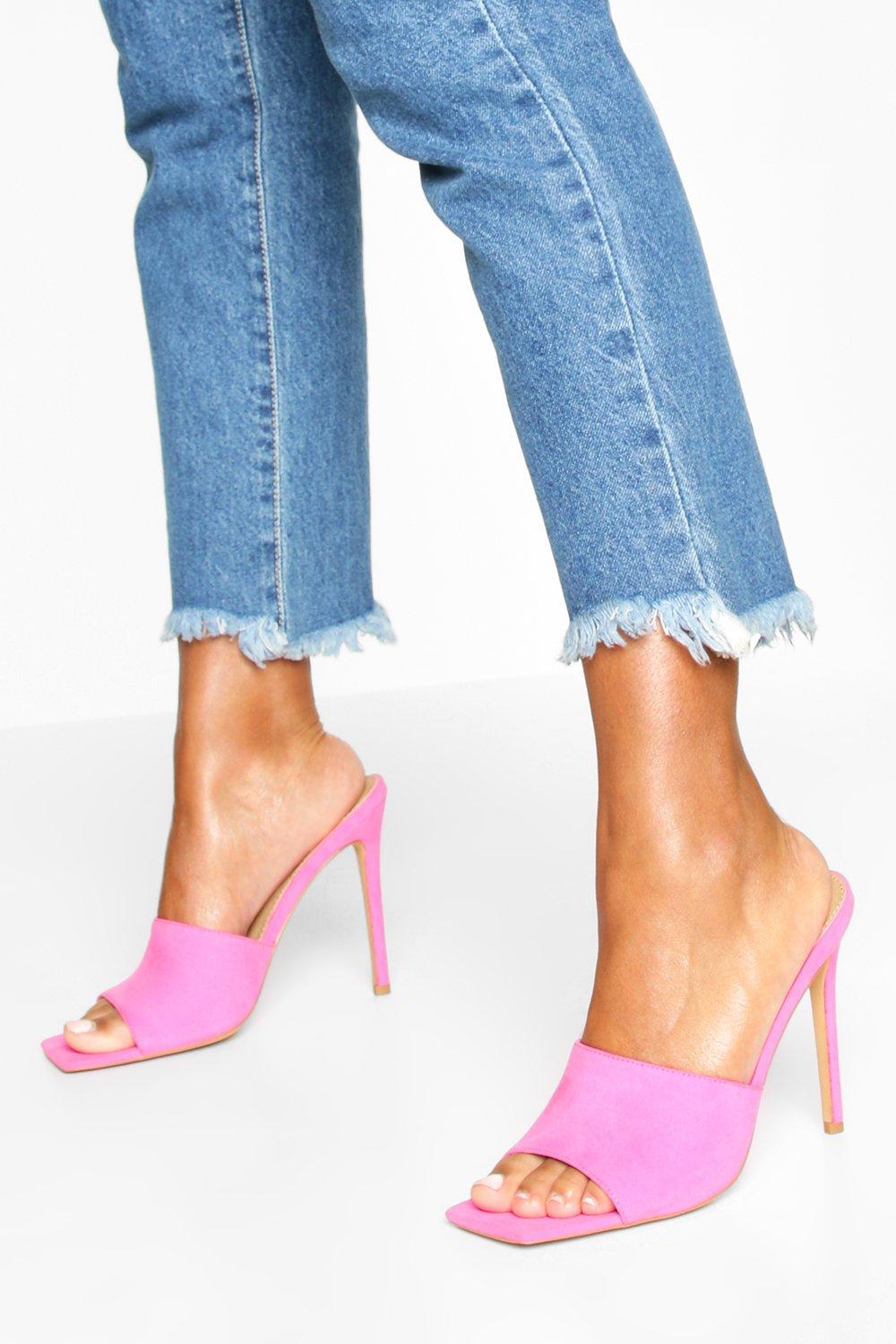 pink mules