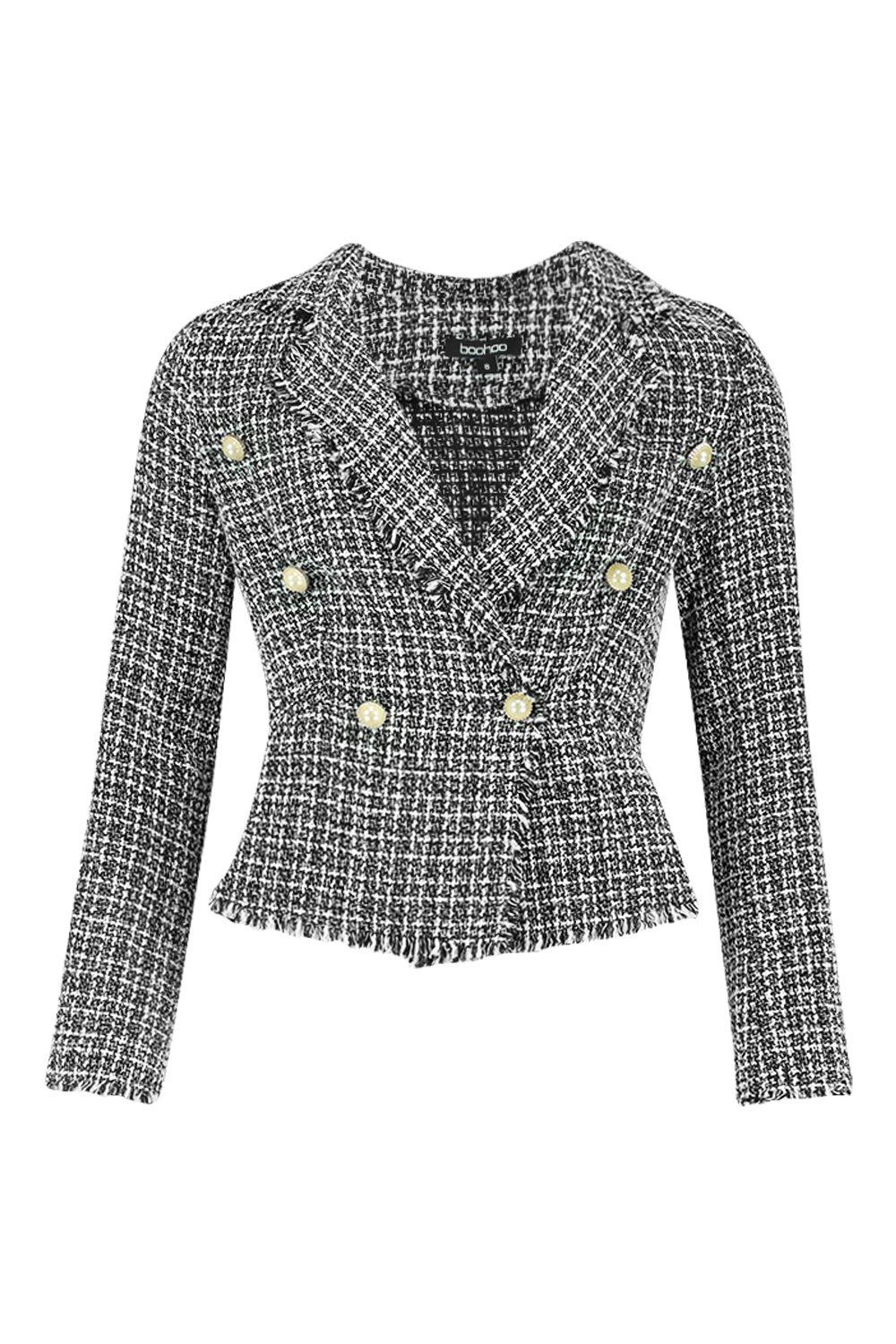 Tweed Cropped Blazer