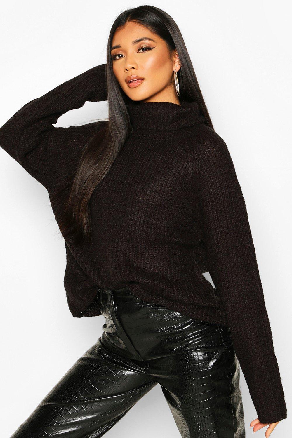loose roll neck jumper