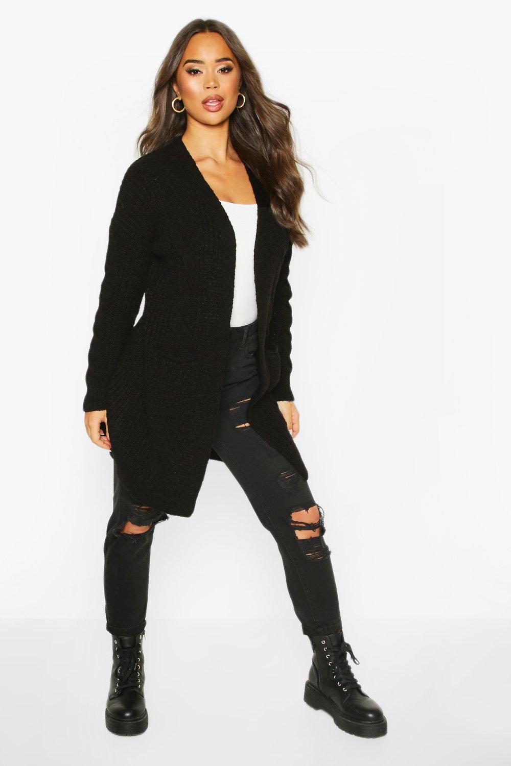 boohoo oversized boyfriend cardigan