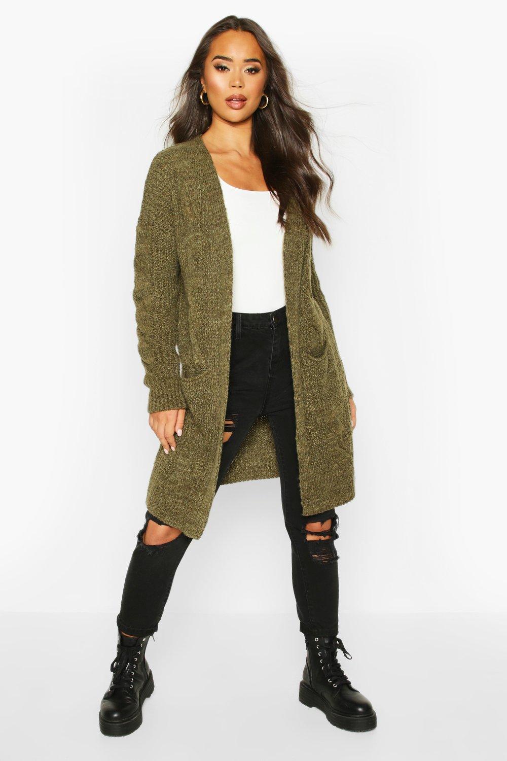 boohoo oversized boyfriend cardigan