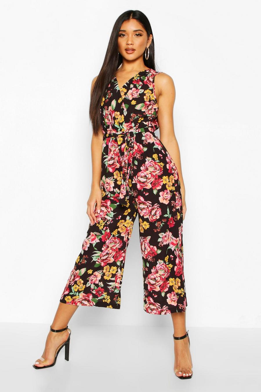 Culottes-Jumpsuit mit Wickelfront image number 1