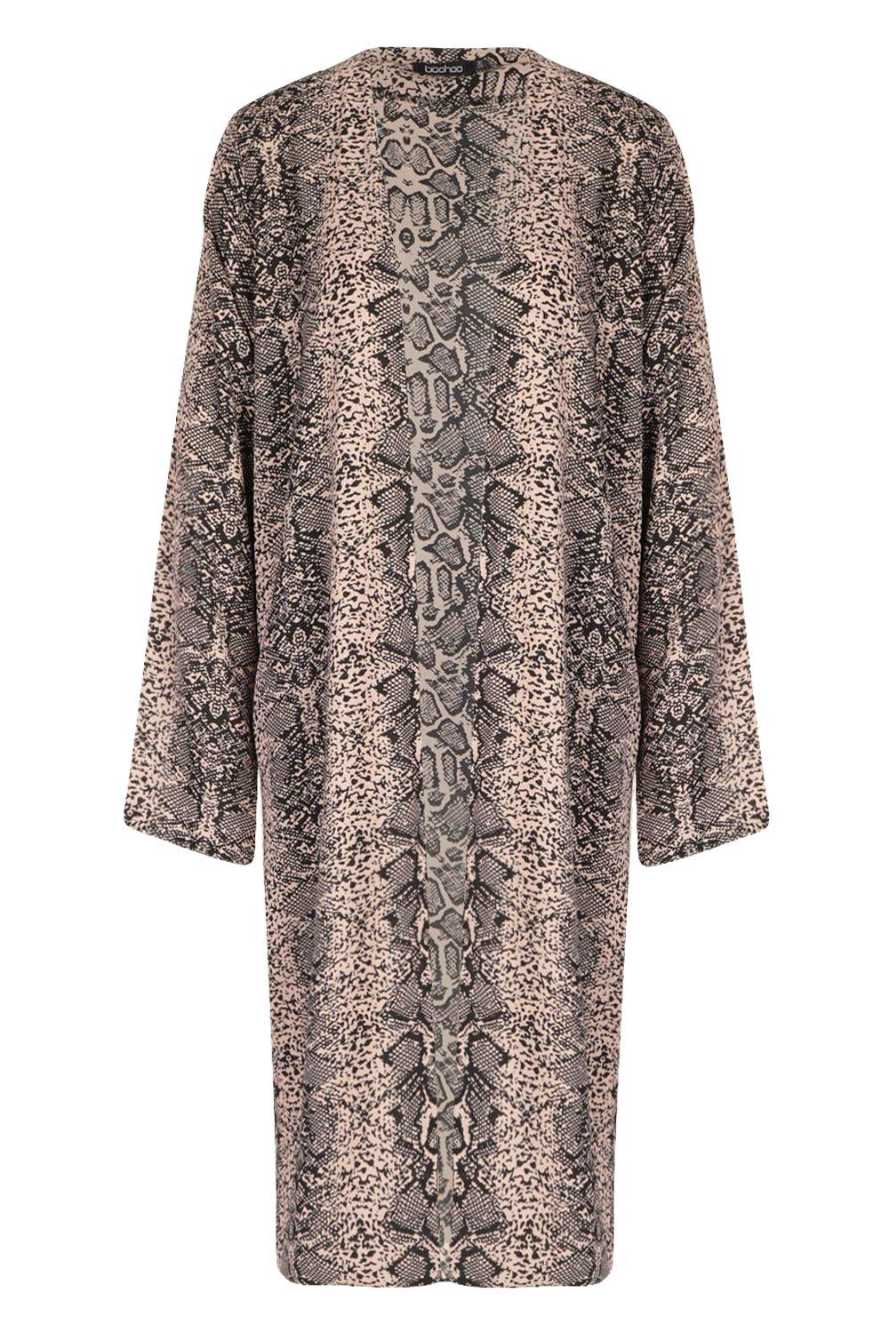 Snake Print Duster