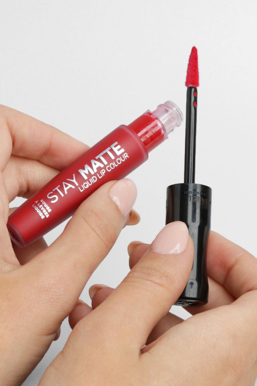 Rimmel London Stay rossetto liquido opaco - Fire Starter image number 1