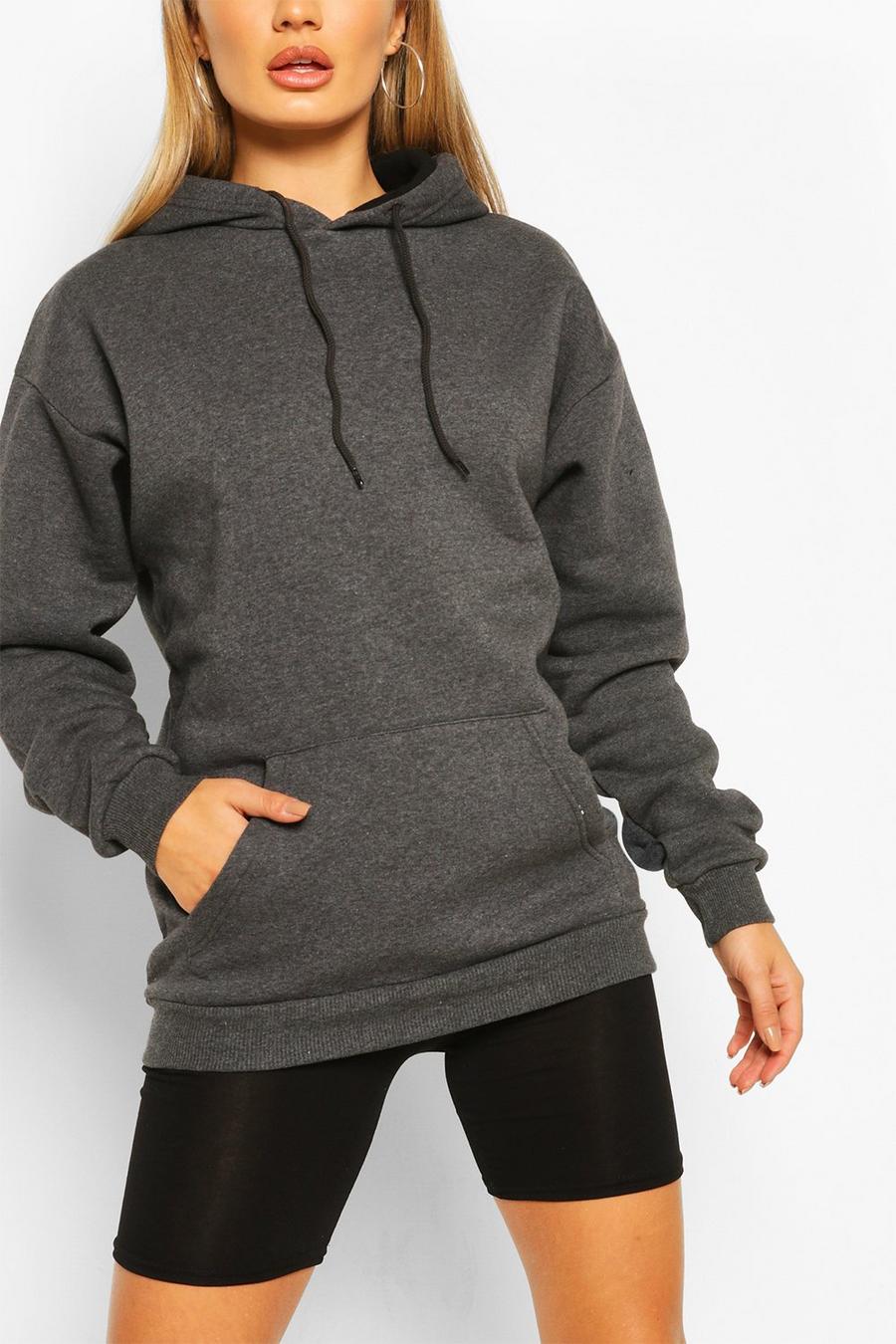 Charcoal The Mix And Match Oversized Hoodie image number 1