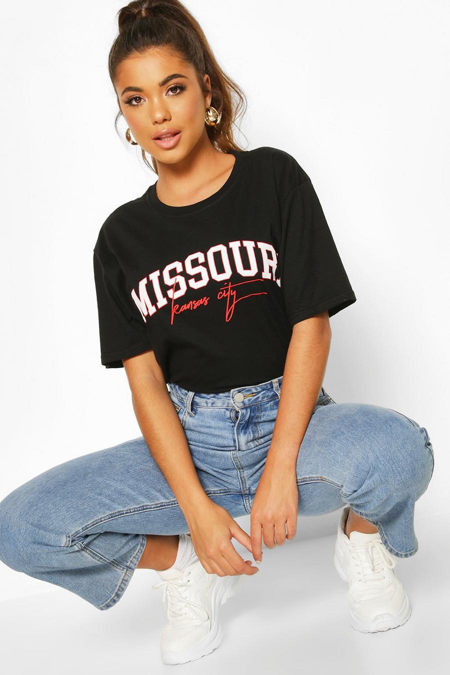 "Missouri" T-shirt med slogan image number 1