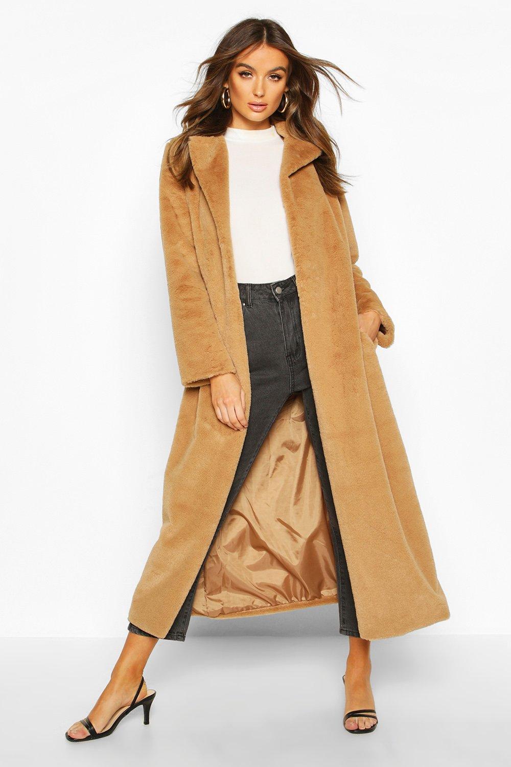 Boohoo hotsell longline coat