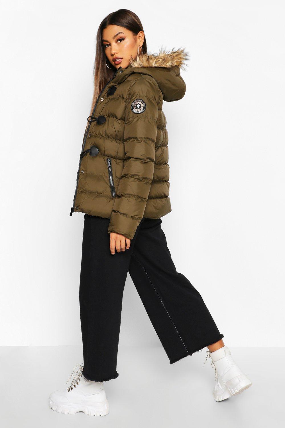 short padded puffer jacket