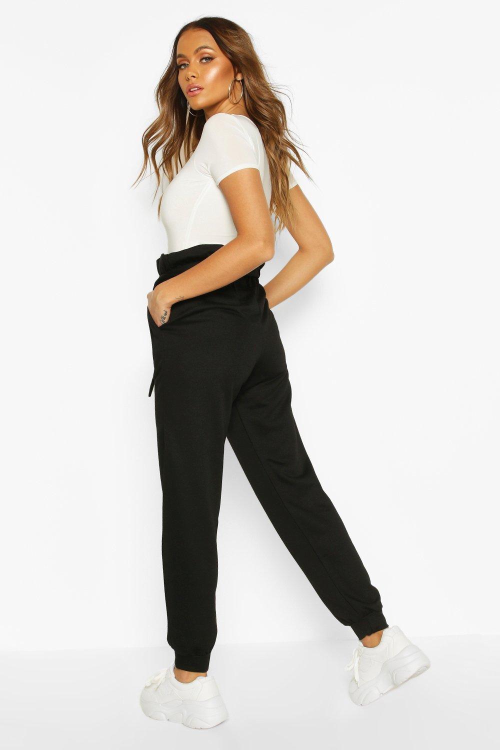 Plus Contrast Foldover Waist Jogger