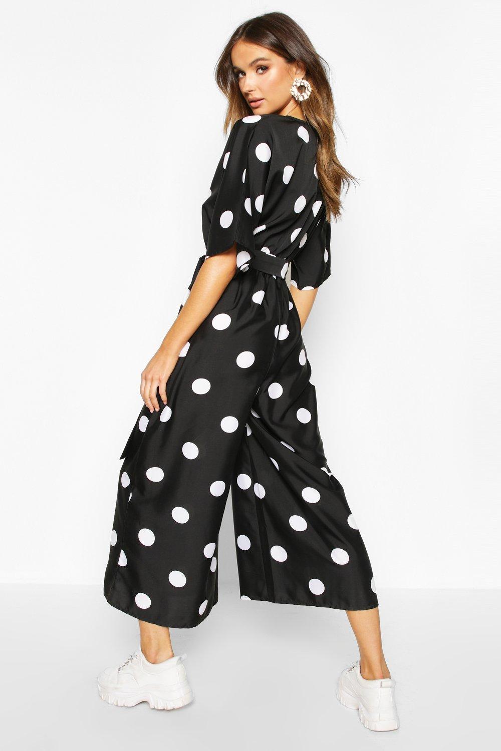 ASOS DESIGN kimono sleeve culotte jumpsuit