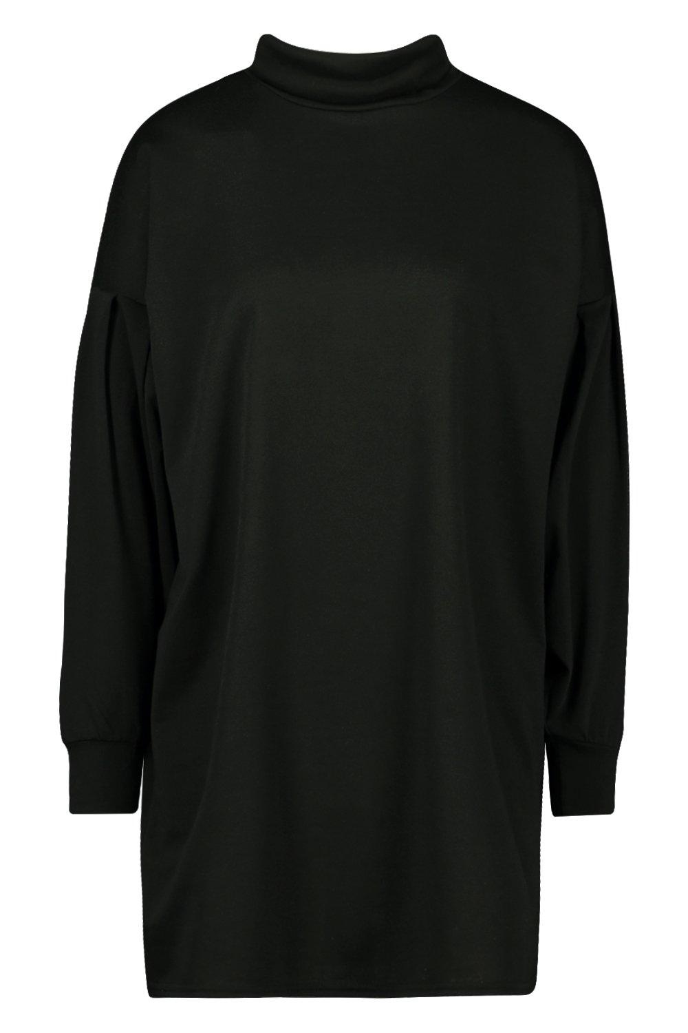 black slouchy sweatshirt