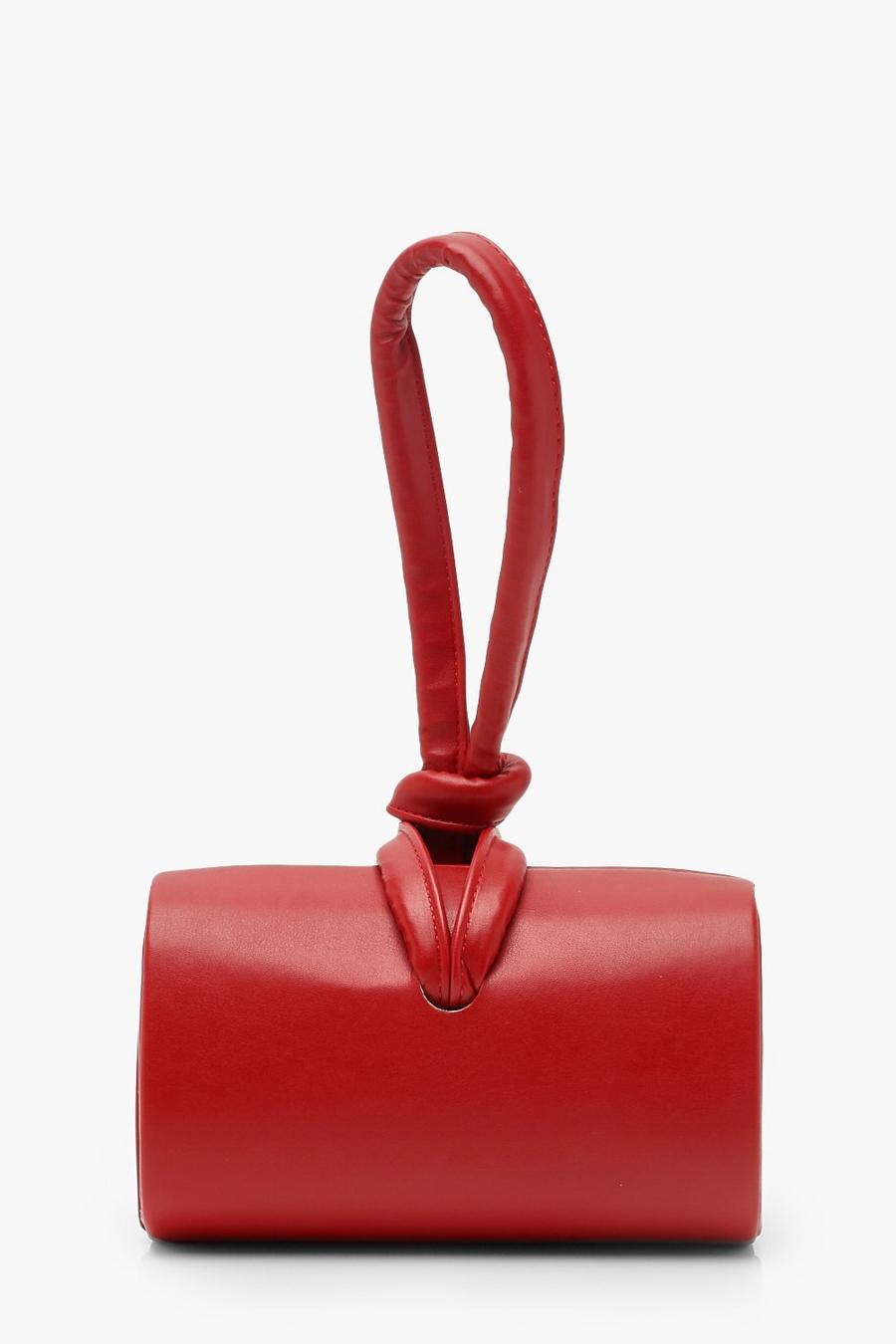PU Mini Knot Handle Clutch Bag image number 1