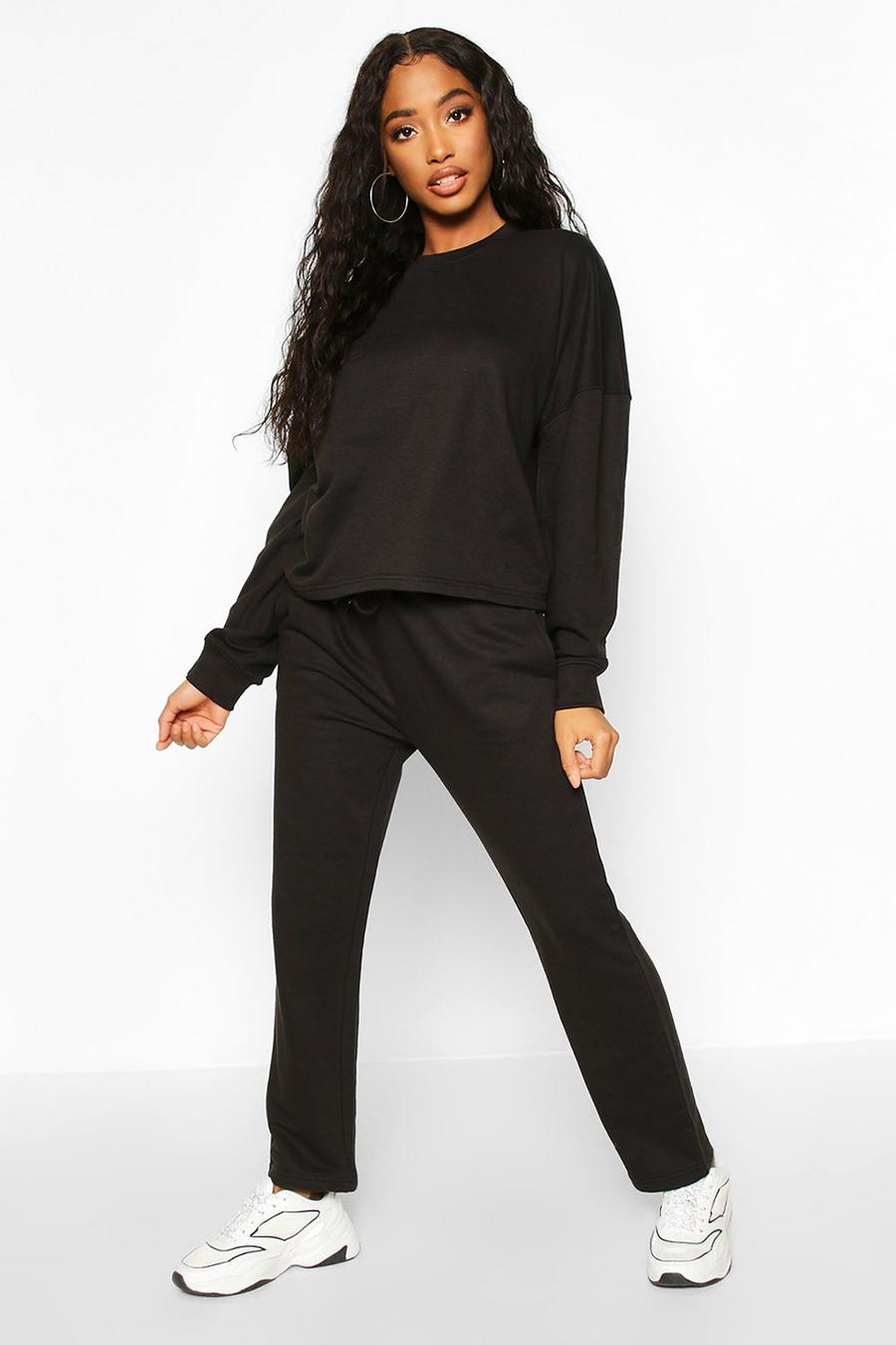 Long Sleeve Boxy Top And Jogger Co-Ord image number 1