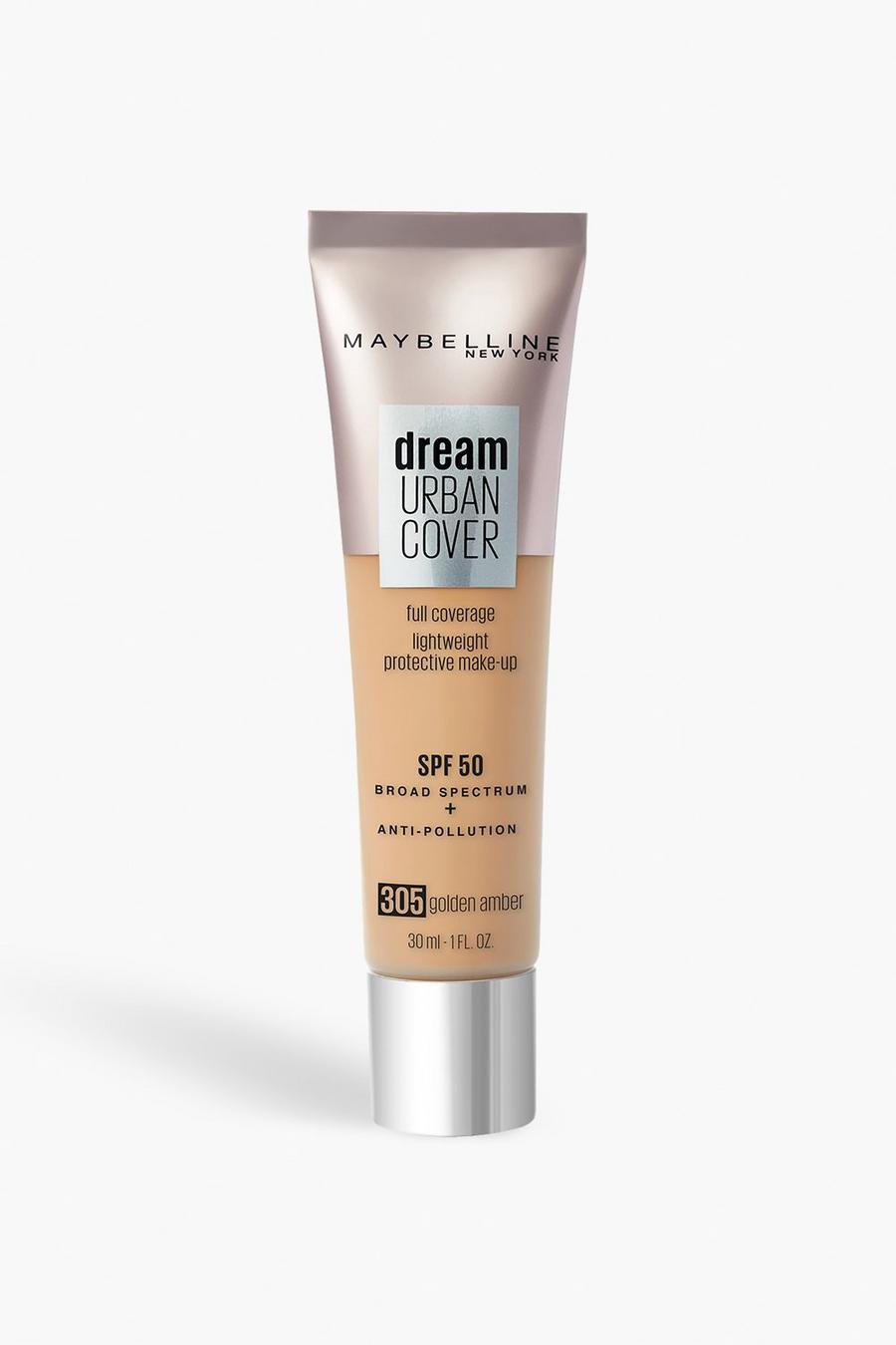 Beige Maybelline Dream Urban Cover All-In-One Protective Foundation SPF 50 - 305 Golden Amber image number 1