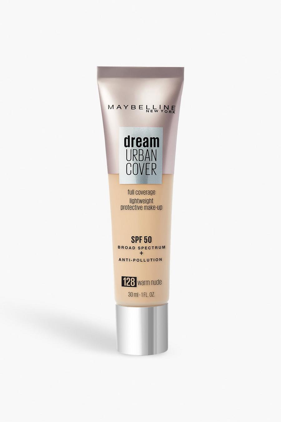 Beige Maybelline Dream Urban Cover All-In-One Protective Foundation SPF 50 - 128 Warm Nude image number 1