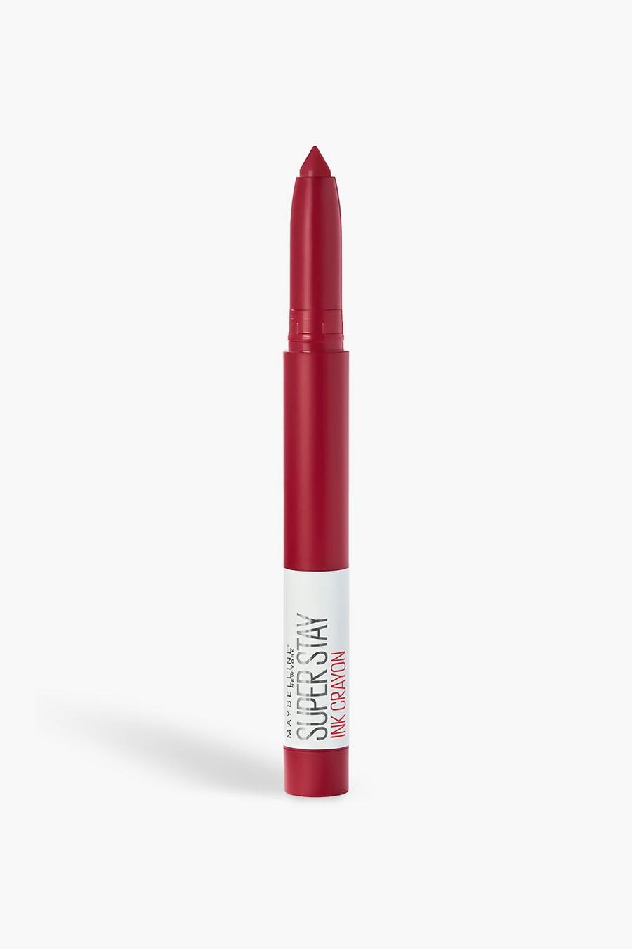 Red Maybelline Superstay Crayon Läppstift - 50 Your Own Empire image number 1
