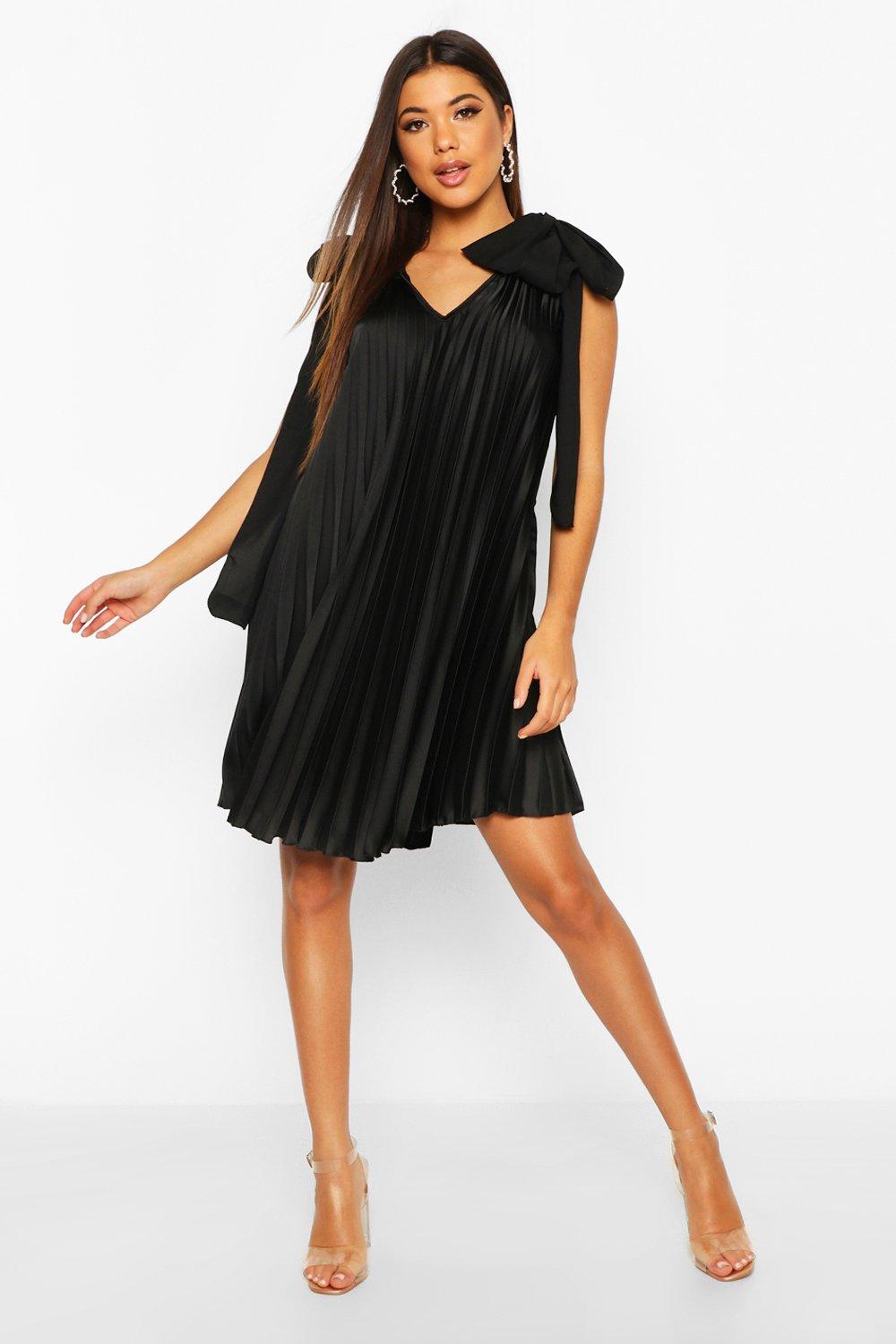 satin swing dress uk