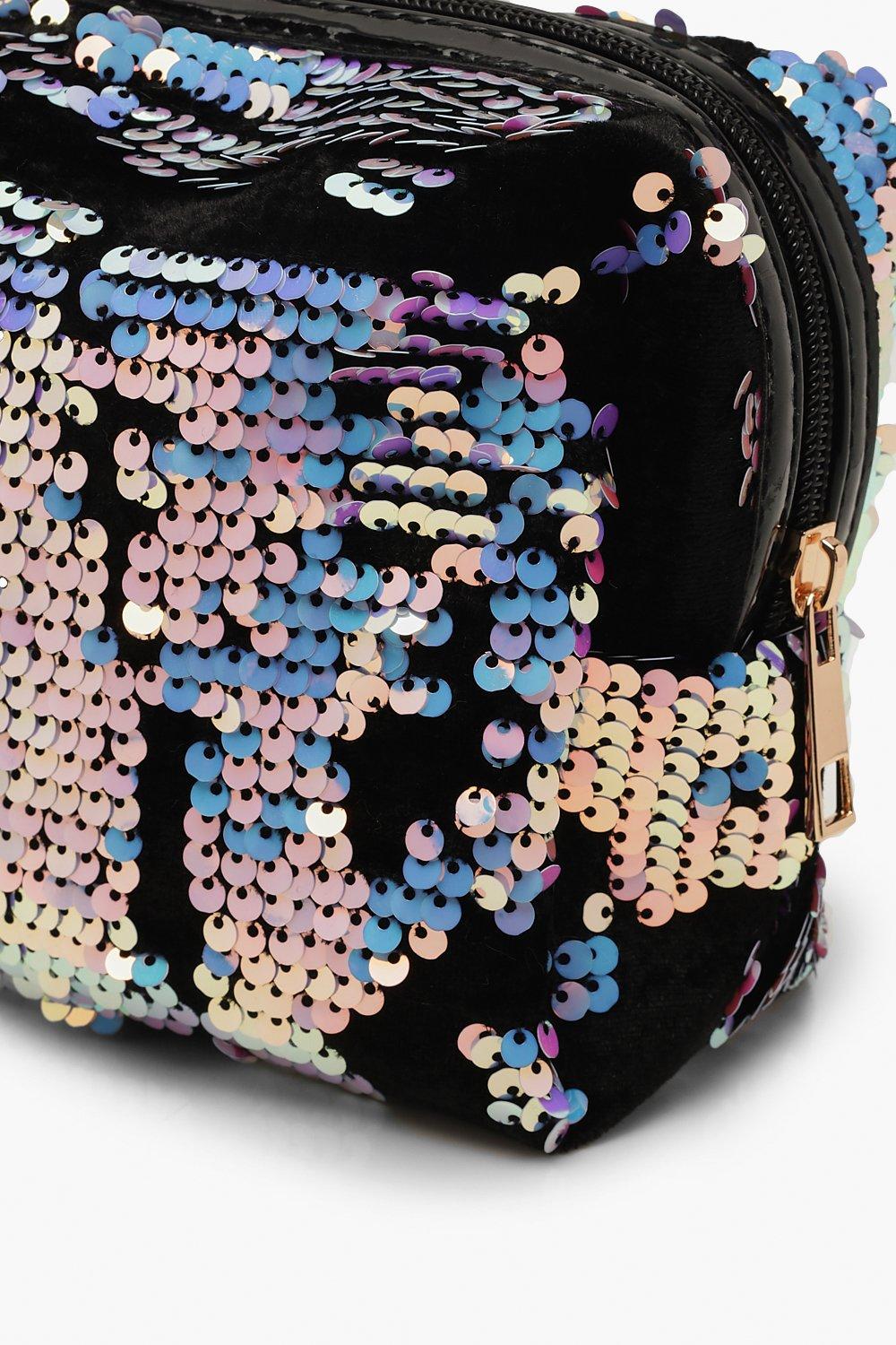 Holographic Sequin Makeup Bag