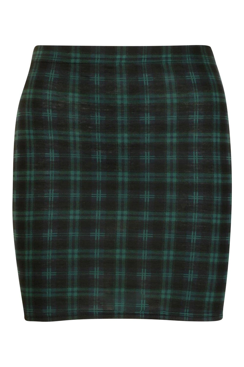 Tartan jersey skirt hotsell