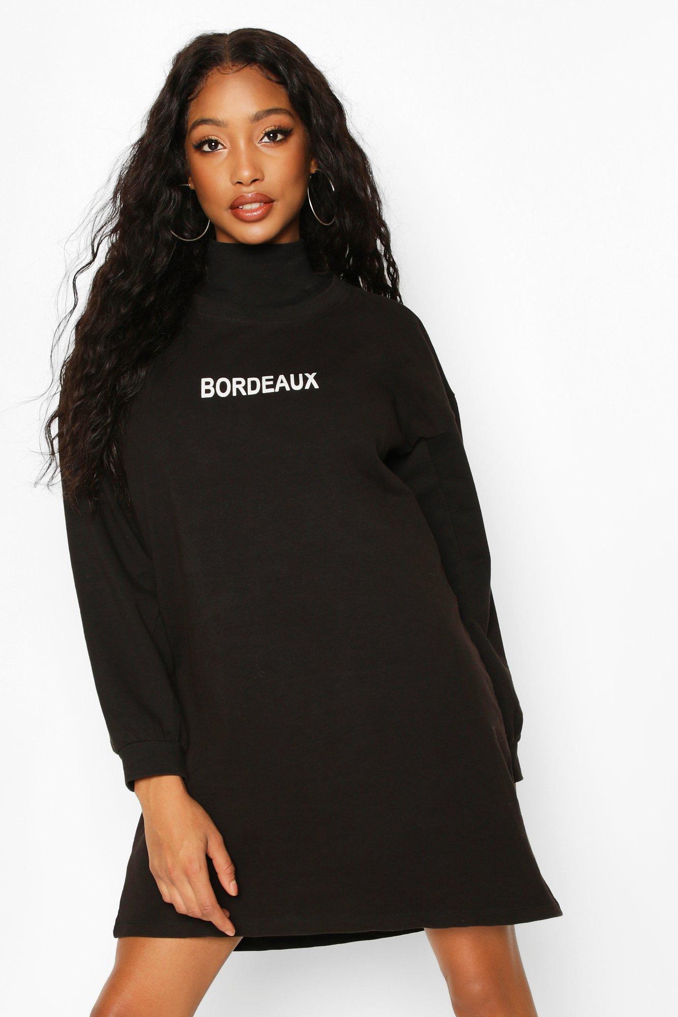 boohoo sweatshirt dress