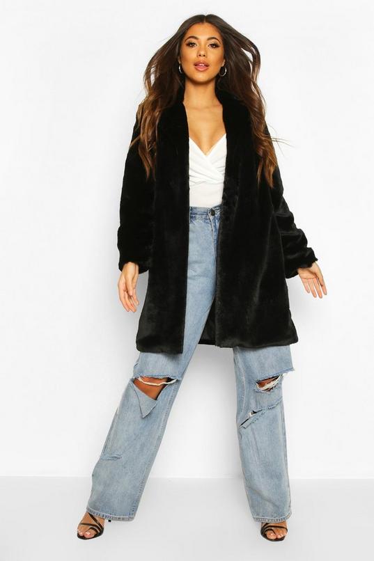 Luxe Faux Fur Coat | boohoo
