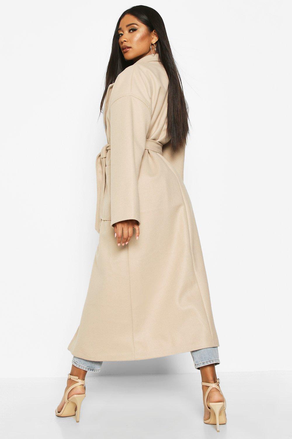 maxi wool coats for women