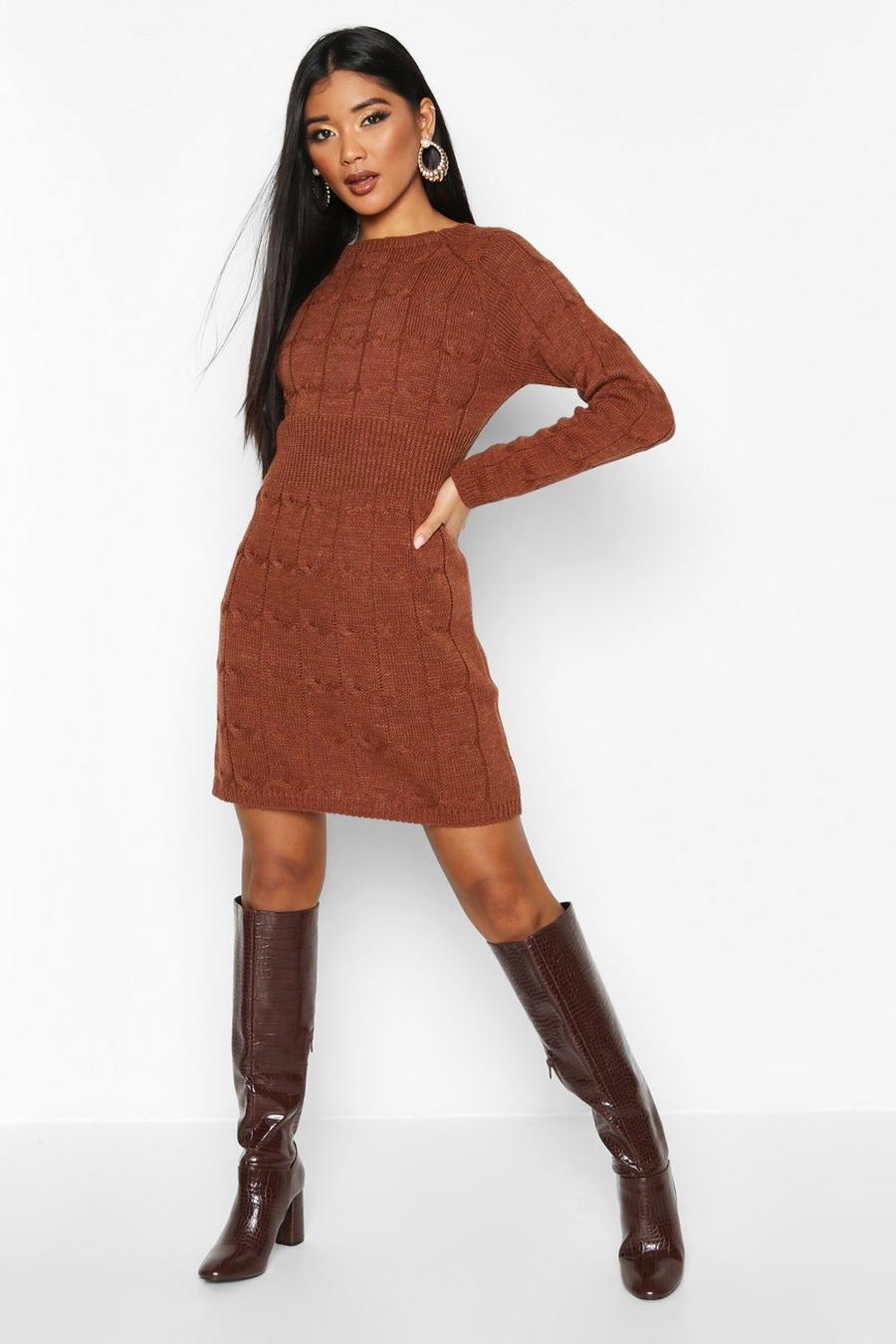 Cable Knit Mini Dress image number 1