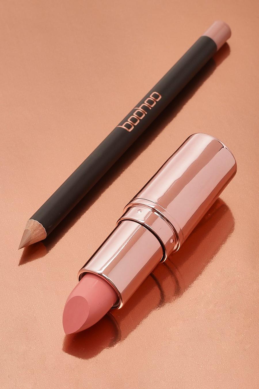 Nude Boohoo Lip Kit - Birthday Suit image number 1