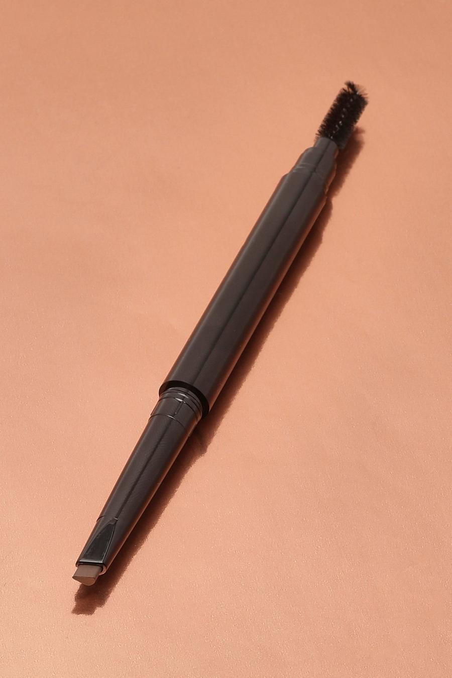 שחור עיפרון גבות דו צדדי בגוון בינוני של boohoo image number 1