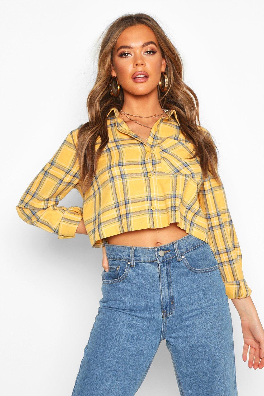 boohoo yellow top