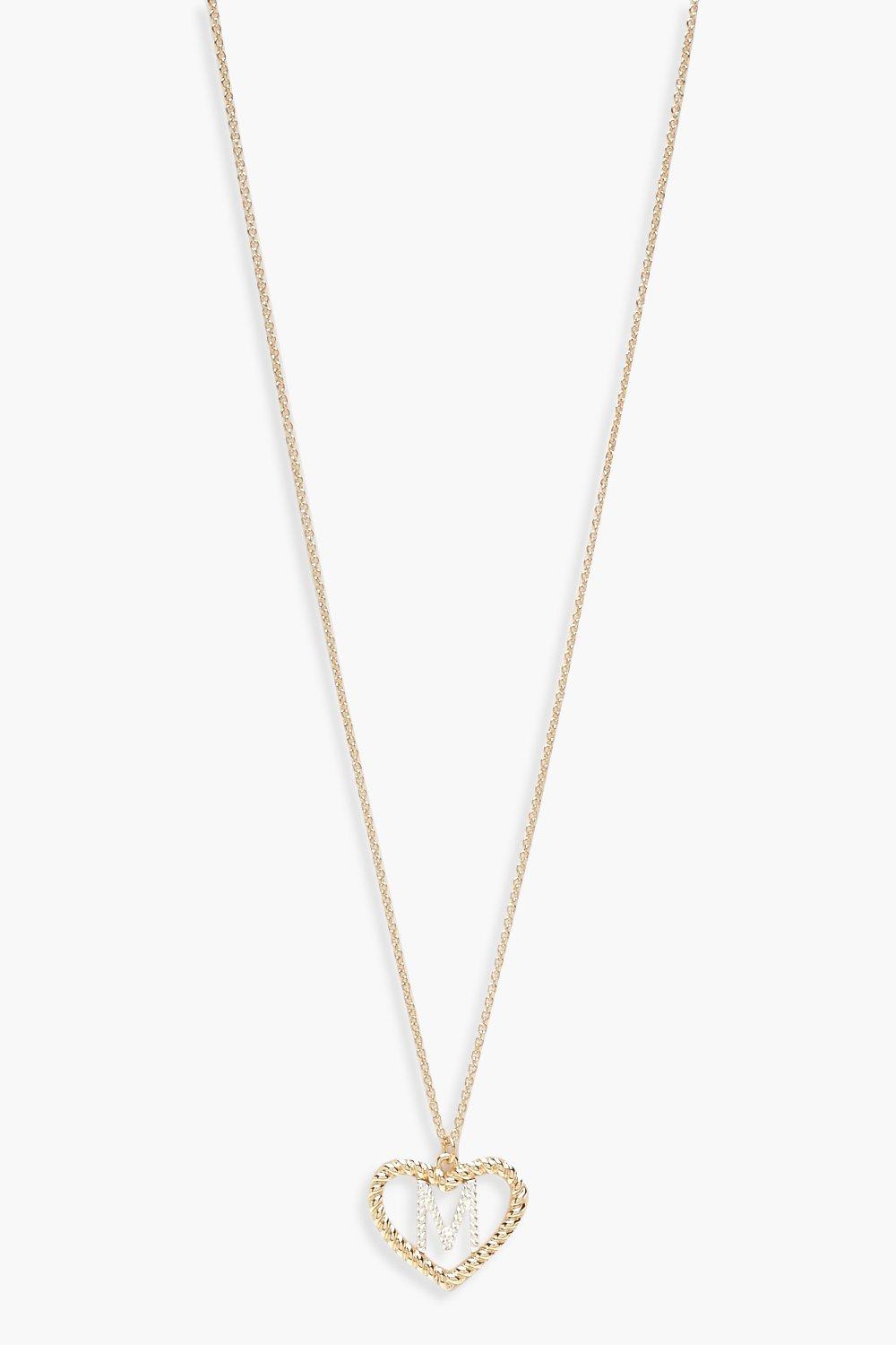 Initial deals heart pendant