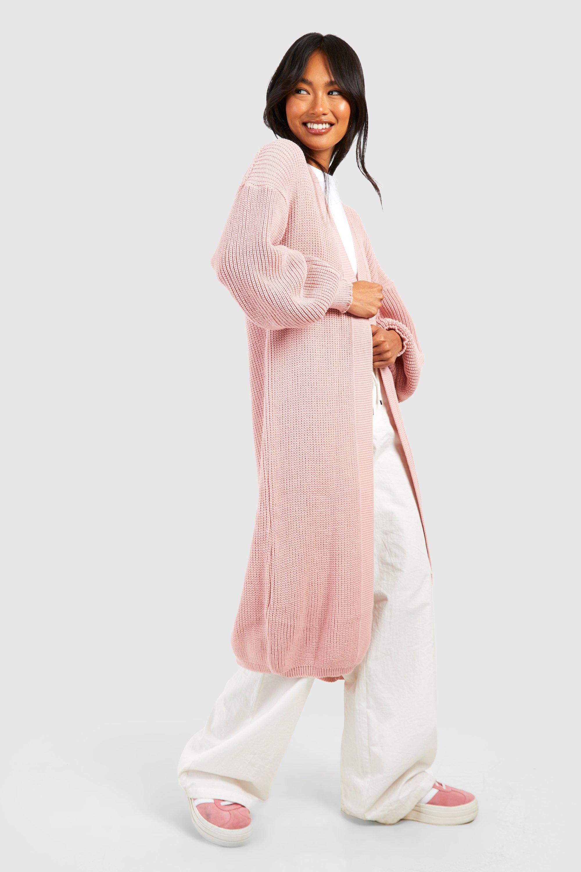boohoo long cardigan